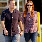 Marcia Cross and Husband Tom Mahoney take a romantic sunset stroll, LA