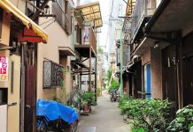 Jalan Sempit Di Tokyo