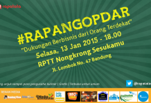 Event #Rapangopdar 14: “Dukungan Berbisnis Dari Orang Terdekat”