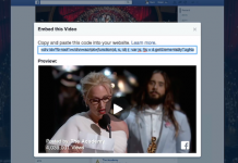 Facebook Akhirnya Merilis Fasilitas Embed Video