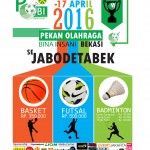 Poster Media Partner pekan olahraga bina insani pobi