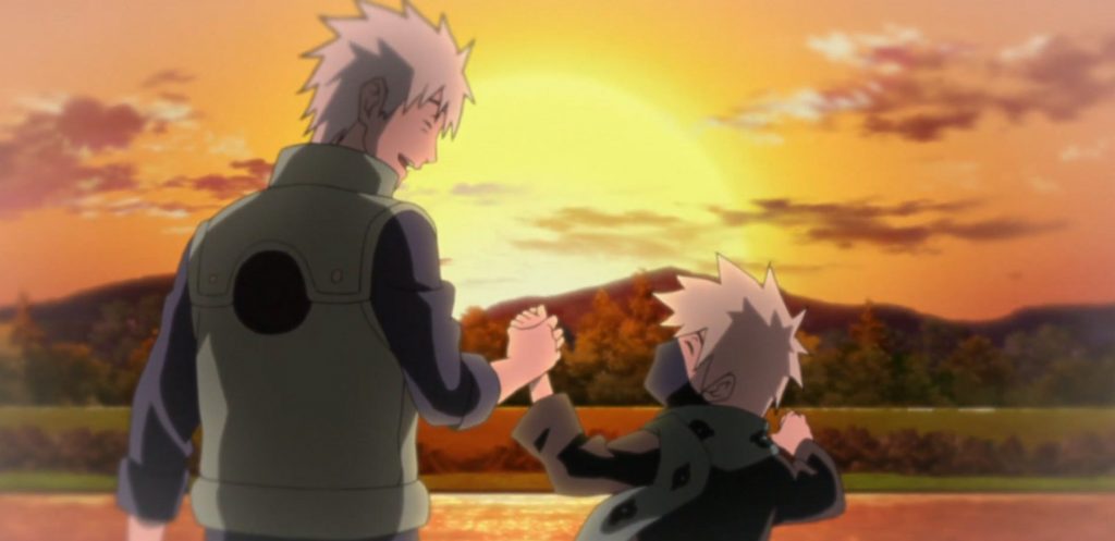 10 misteri naruto - Sakumo - Kakashi