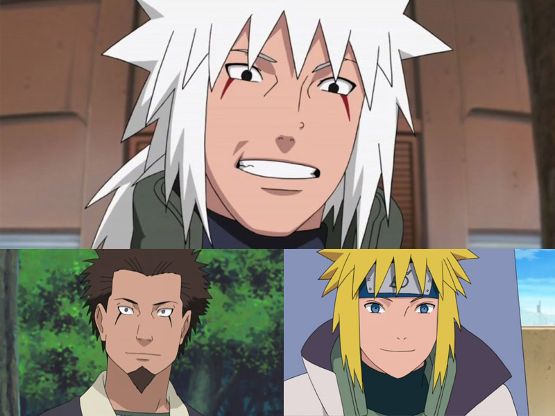 10 misteri naruto - jiraiya - minato - hiruzen