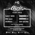 Poster gunadarma sounds projct vol.2 – harga tiket