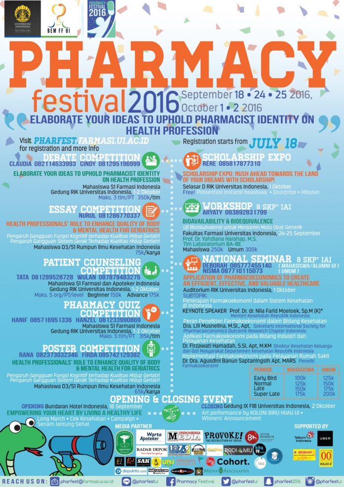 Poster Pharmacy Festival 2016