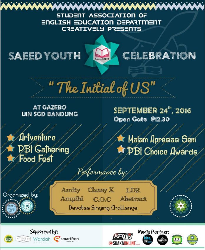 SAEED CELEBRATION poster promo SAEED CELEBRATION poster promo