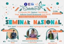 Event Seminar Nasional The 11th Statistika Ria IPB