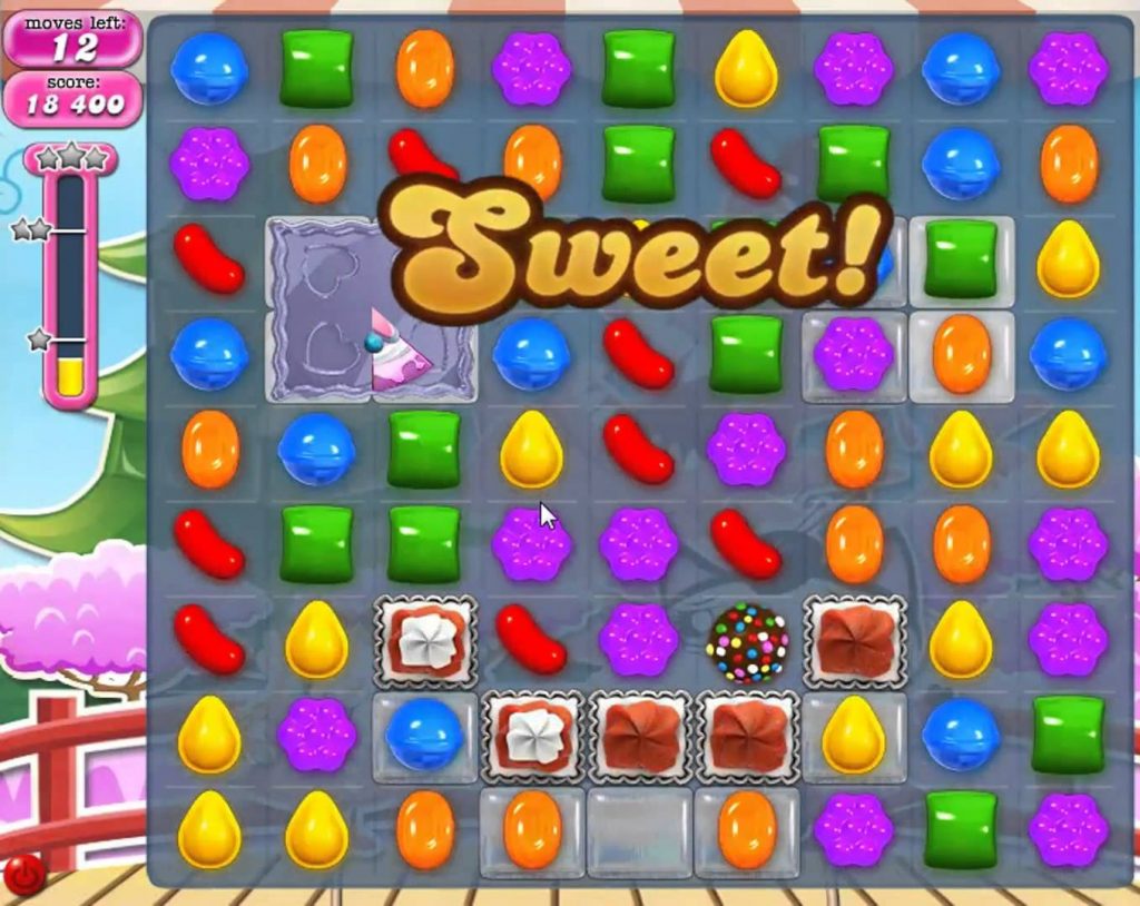 candy crush ini mungkin adalah game yang paling berwarna-warni karena melibatkan banyak sekali permen untuk dihancurkan
