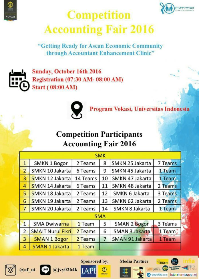 poster kompetisi accounting fair 2016 UI