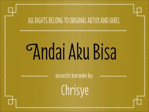 Chrisye andai aku bisa