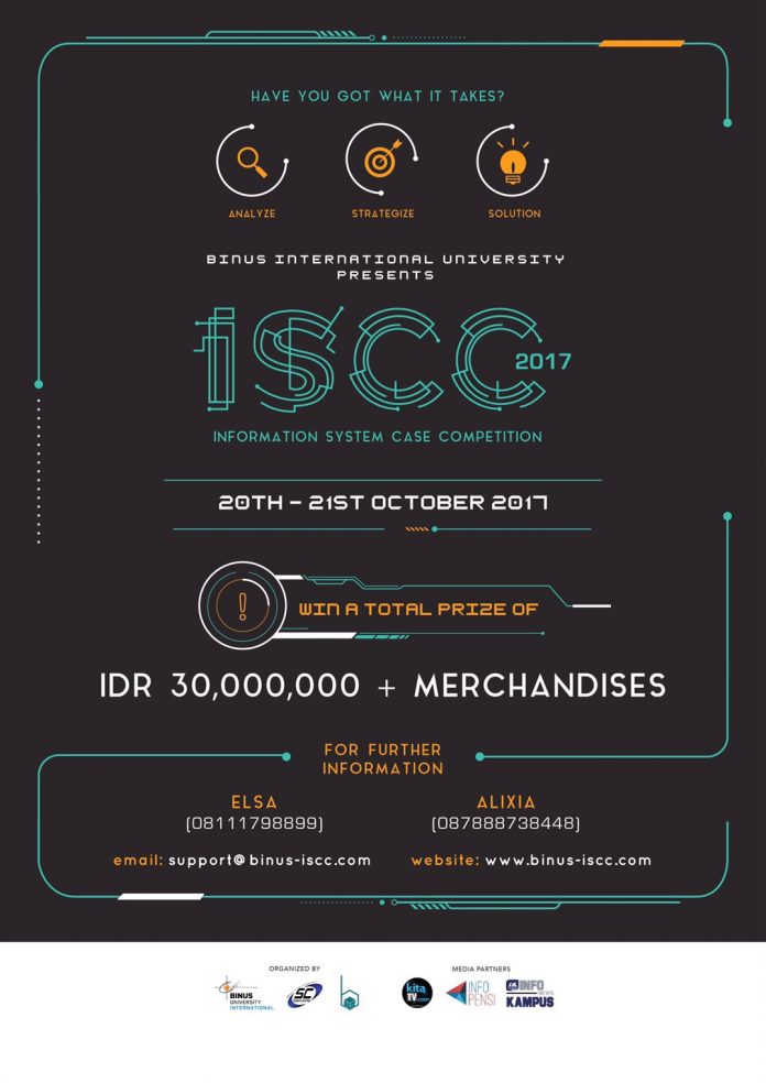 poster promo event iscc 2017