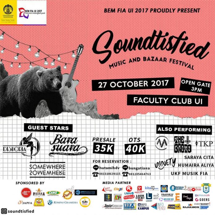 poster promo Soundtisfied UI 2017 poster promo Soundtisfied UI 2017