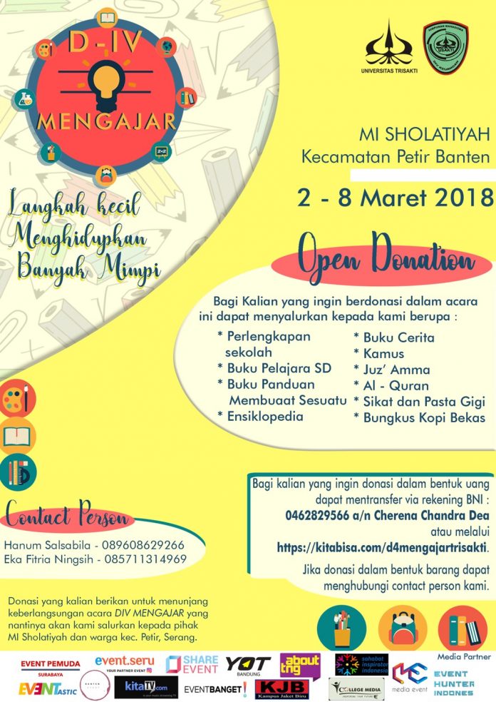 Event D4 Mengajar Trisakti 2018