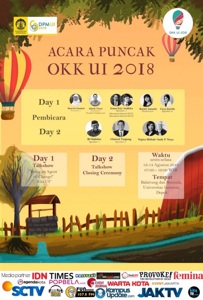 Poster promo event OKK UI 2018