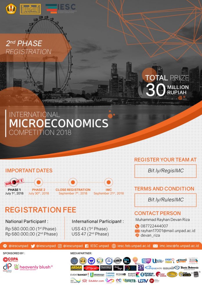 poster promo event 4th microeconomics competition 2018