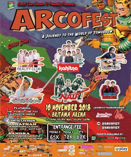 poster promo event arcofest 2018