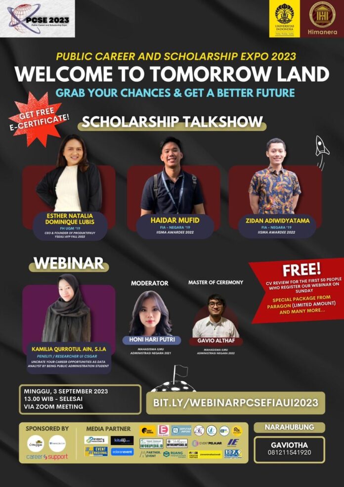 Event Public Career and Scholarship Expo 2023